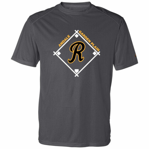 2023 Indians Baseball "Diamond" Badger Performance Tee - Image 3