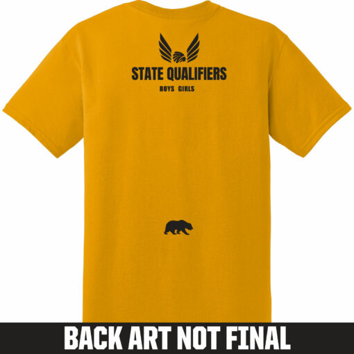 2024 Indians Track State Qualifiers Short Sleeve Tee - Image 2