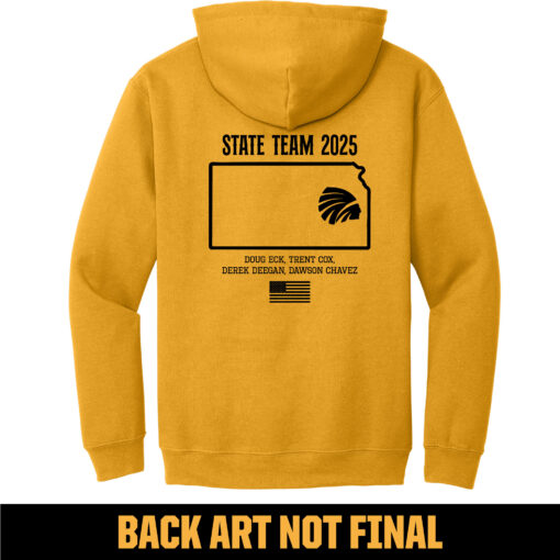 2025 Indians Wrestling State Bound Hoodie - Image 2