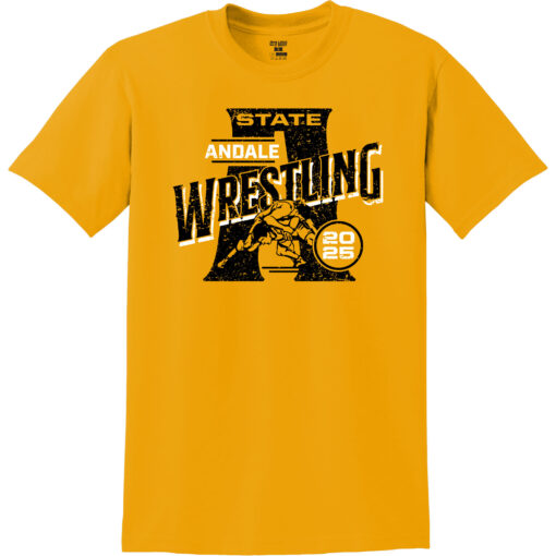 2025 Indians Wrestling State Bound Short Sleeve Tee