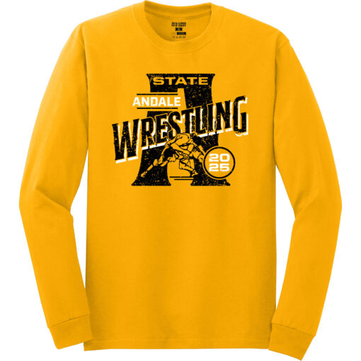 2025 Indians Wrestling State Bound Long Sleeve Tee