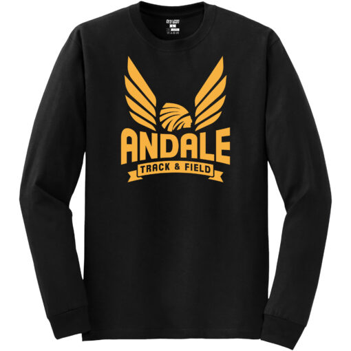 2025 Indians Track Combed Cotton Long Sleeve Tee