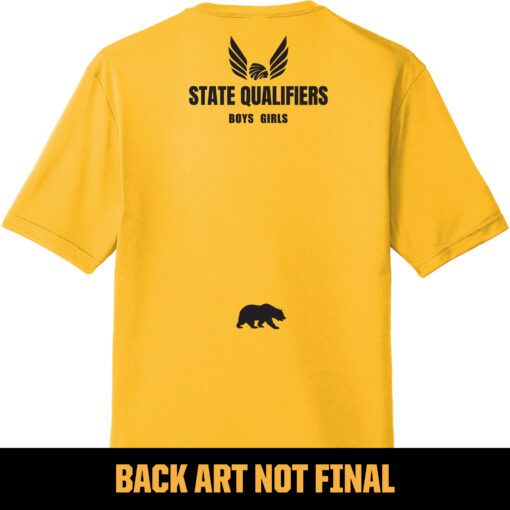 2025 Indians Track State Qualifiers Short Sleeve Performance Tee - Image 2