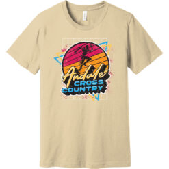 2025 Indians Cross Country Bella+Canvas Short Sleeve Combed Cotton Tee