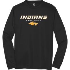 2025 Indians Football Coach Arrowhead Performance Long Sleeve Tee
