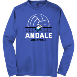 2025 Falcons Volleyball Performance Long Sleeve Tee