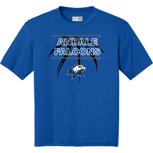 2025 Falcons Basketball Performance Short Sleeve Tee