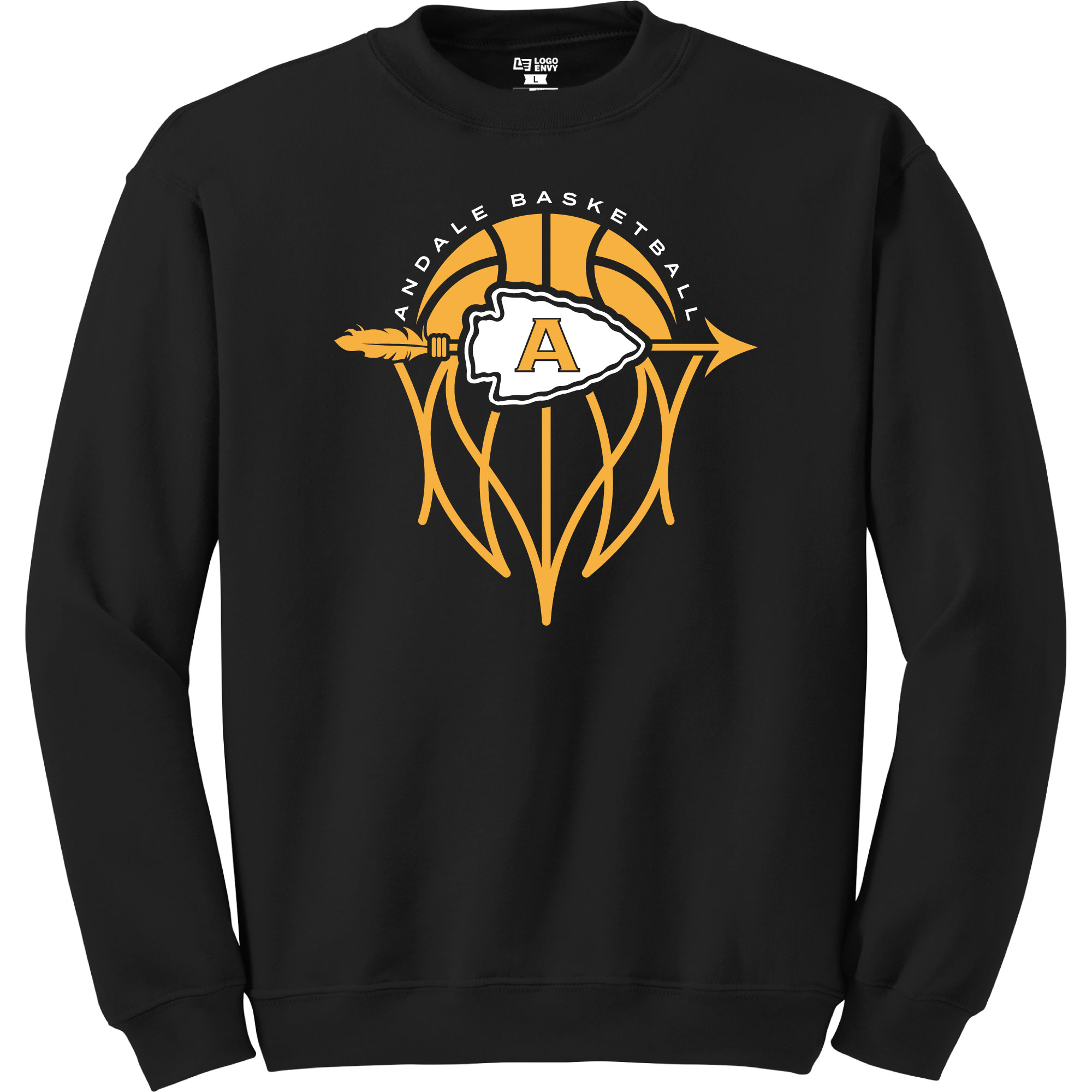 2025 Indians Boys Basketball Sweatshirt