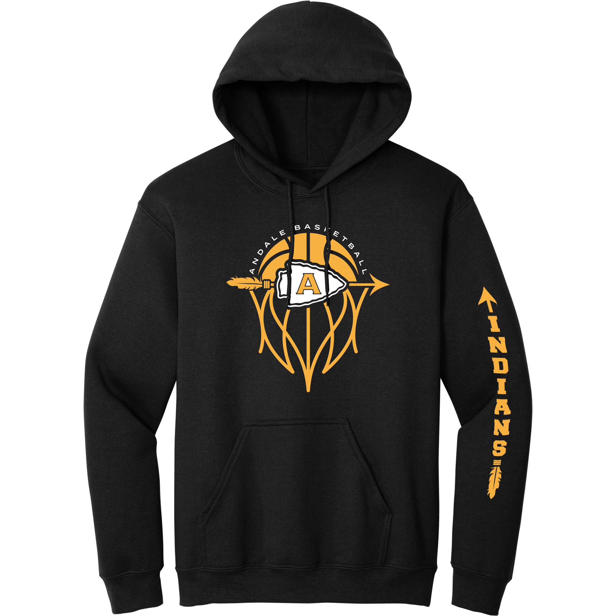 2025 Indians Boys Basketball Hoodie