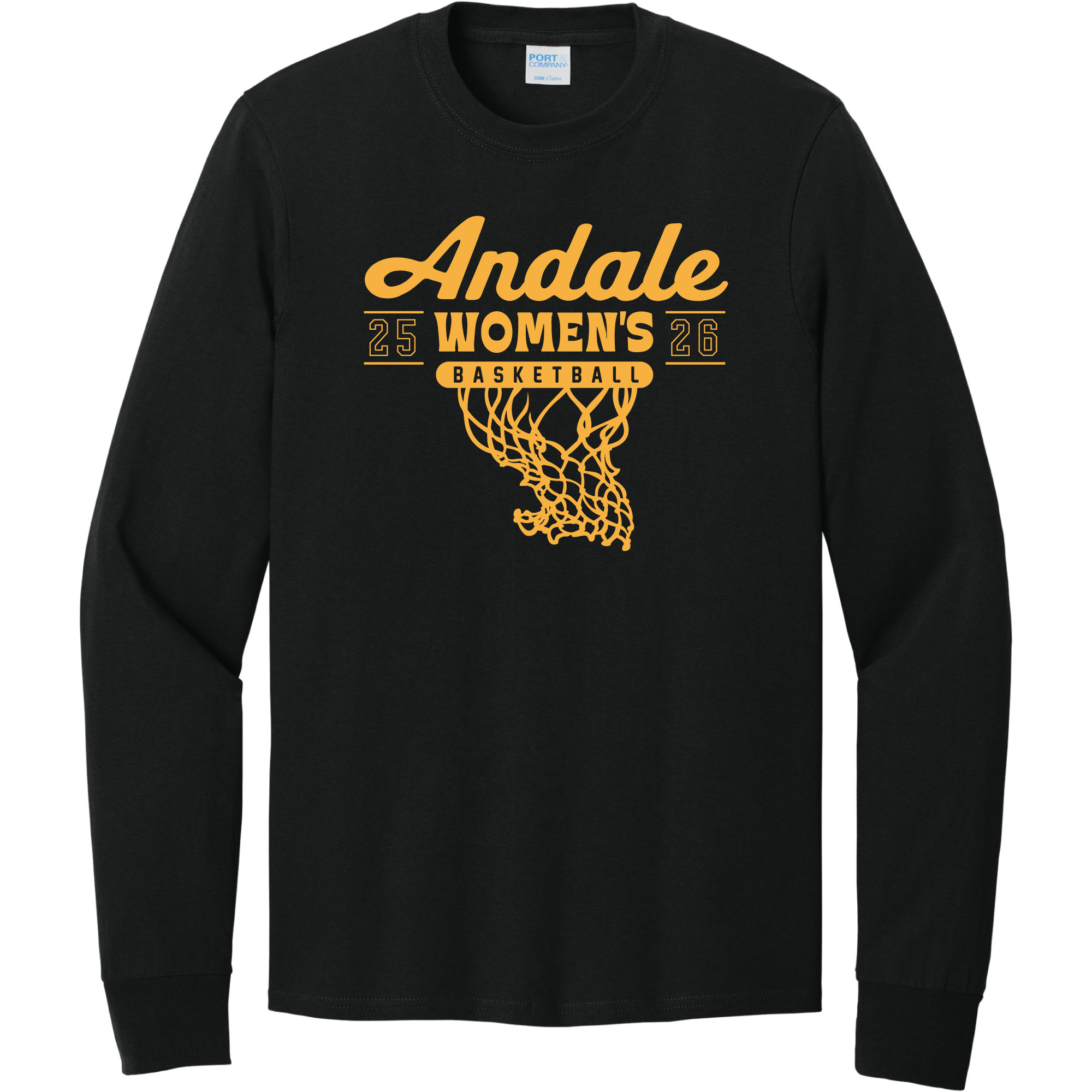 2025 Indians Girls Basketball Long Sleeve Tee