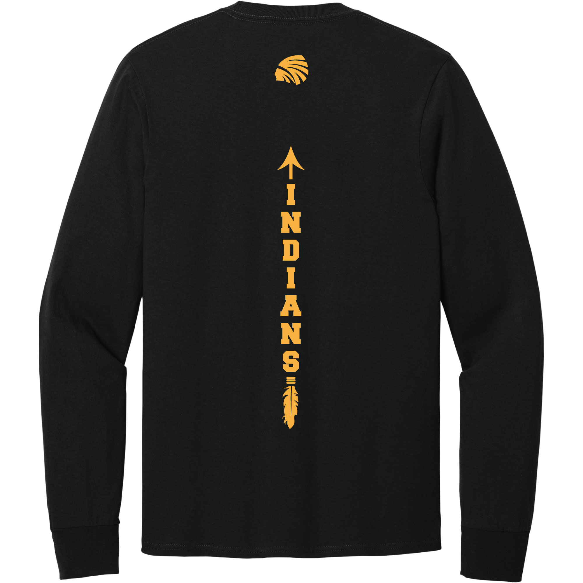 2025 Indians Boys Basketball Long Sleeve Tee - Image 2