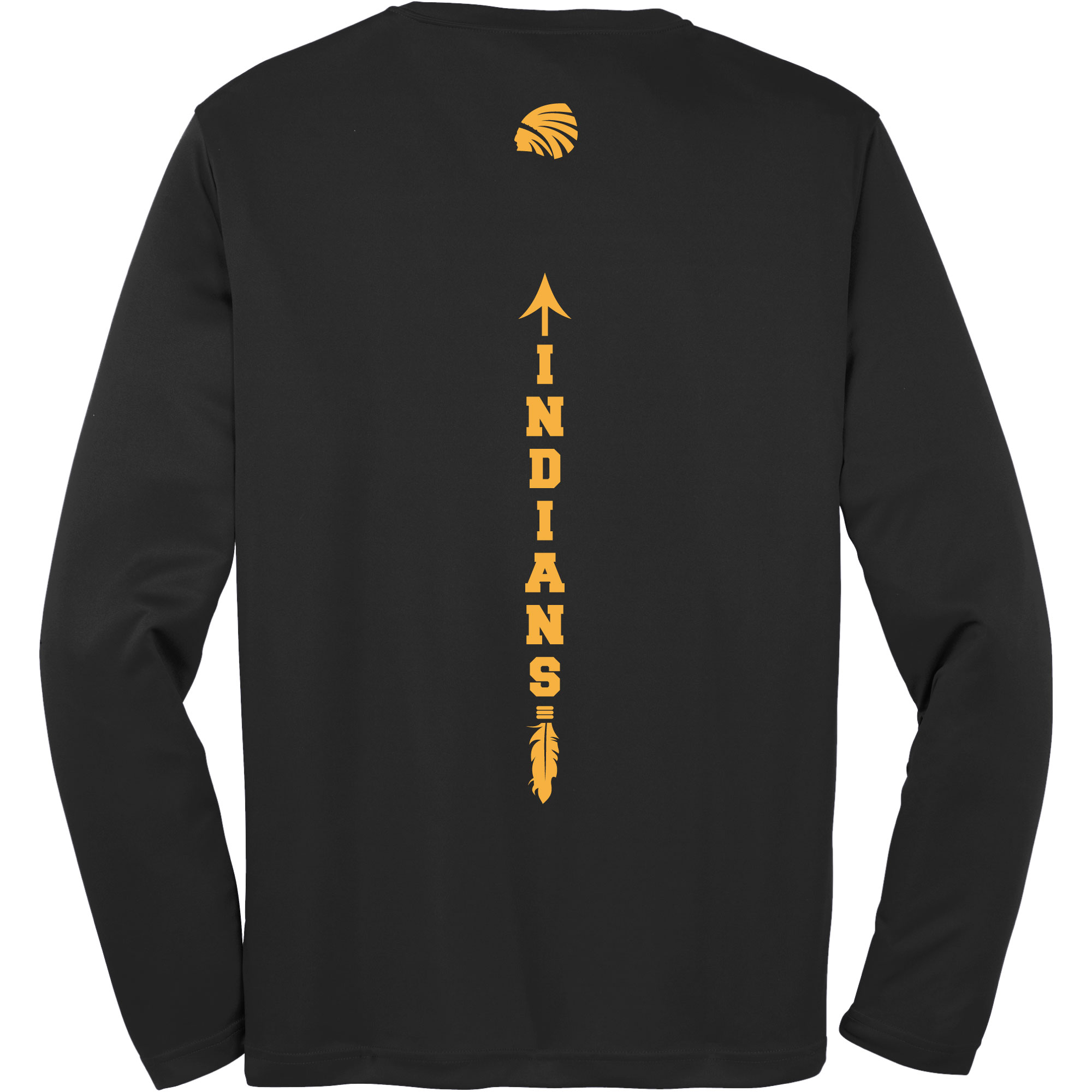 2025 Indians Boys Basketball Performance Long Sleeve Shirt - Image 2