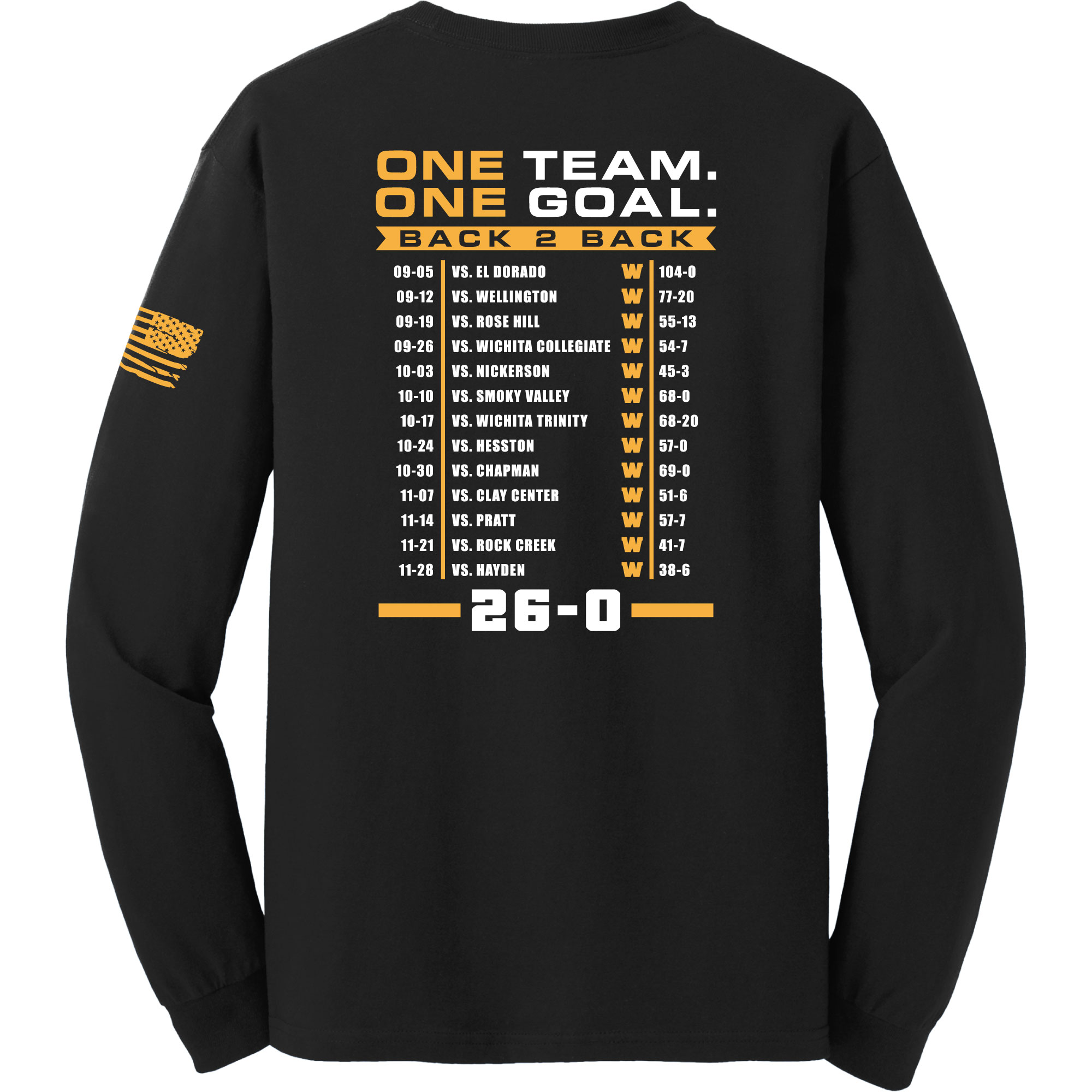 2026 Andale Football Champs Long Sleeve Tee - Image 2