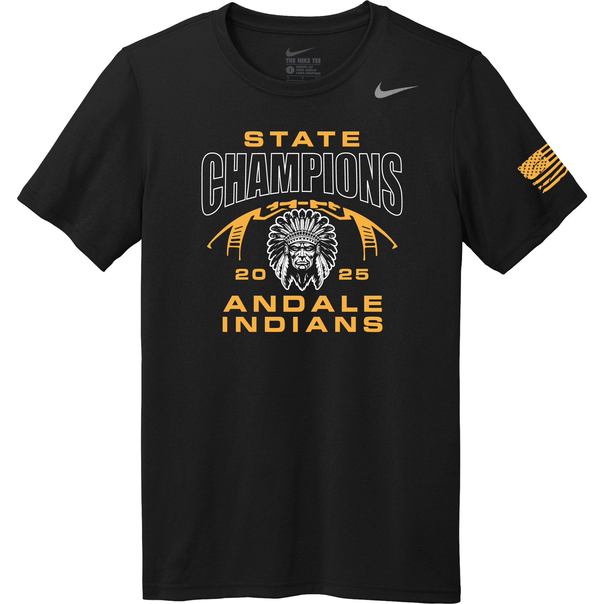2026 Andale Football Champs Nike Dri-Fit Short Sleeve Tee