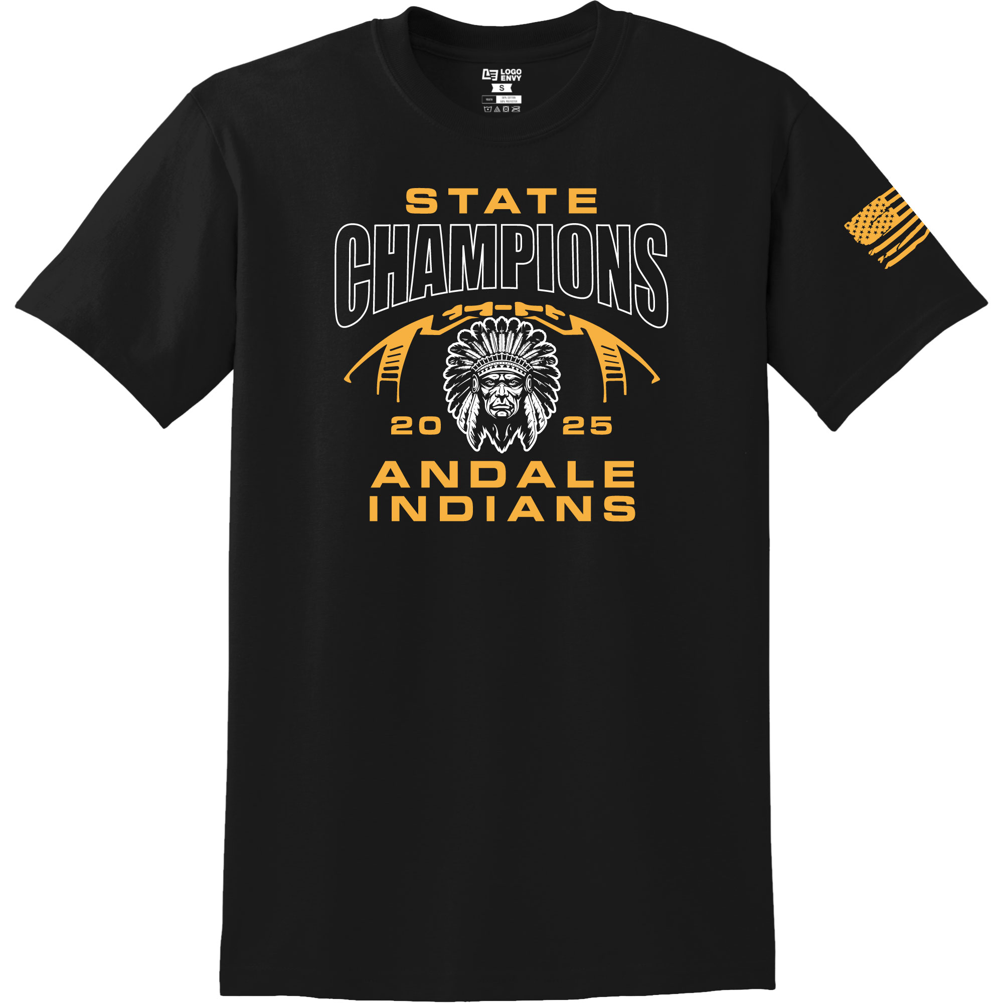 2026 Andale Football Champs CVC Short Sleeve Tee
