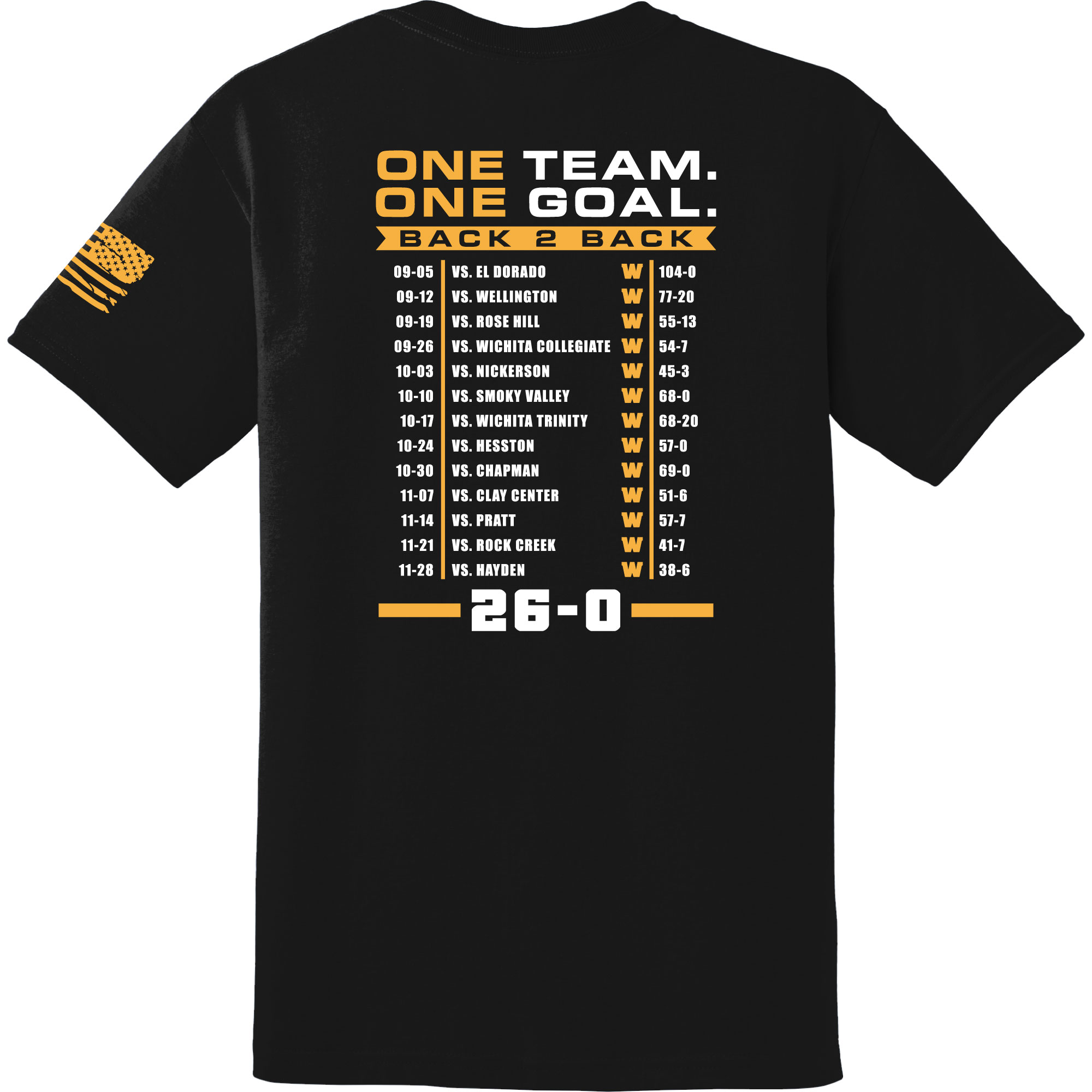 2026 Andale Football Champs CVC Short Sleeve Tee - Image 2