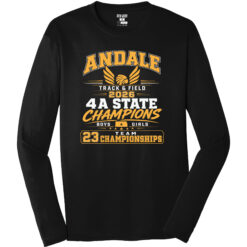 2026 Indians Track State Champs Performance Long Sleeve Shirt