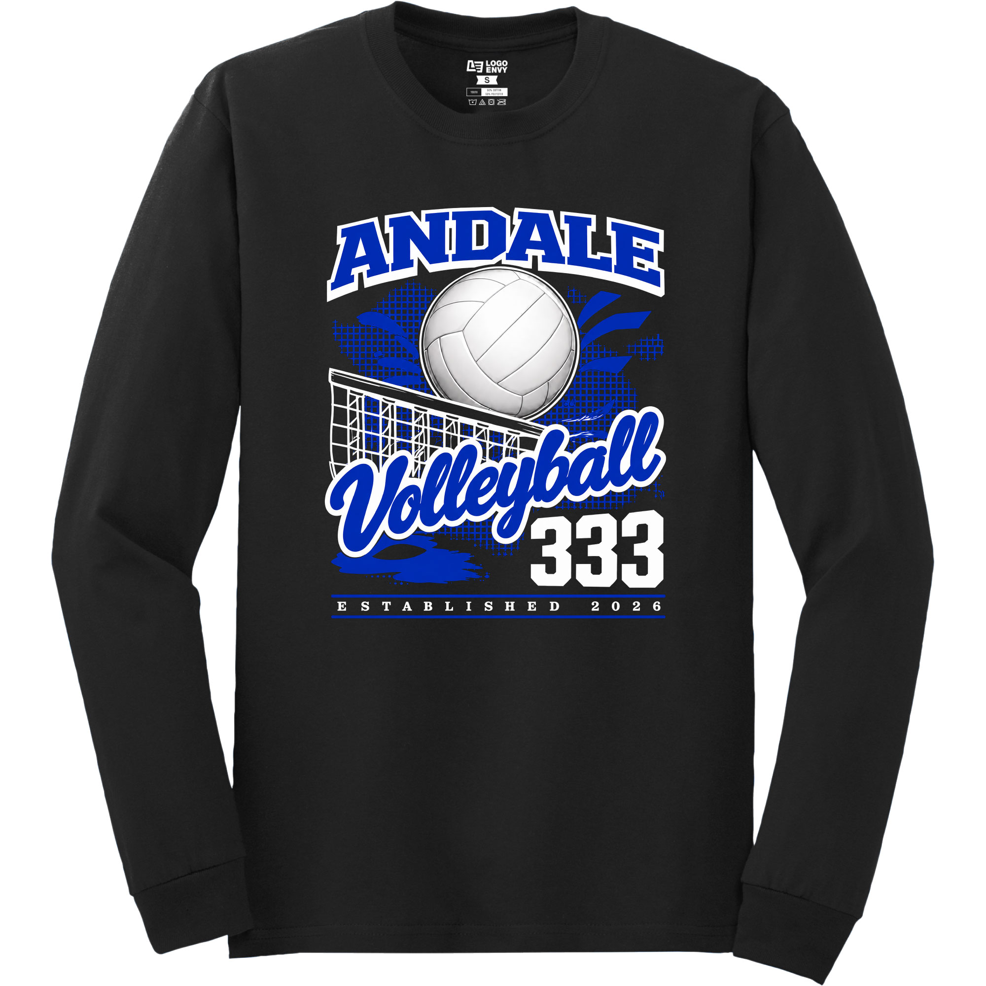 2026 Falcons Volleyball Long Sleeve Tee