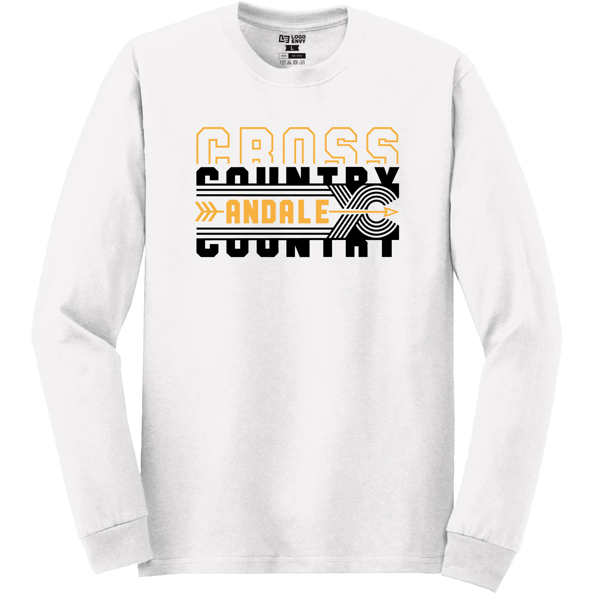 2026 Indians Cross Country Long Sleeve Tee