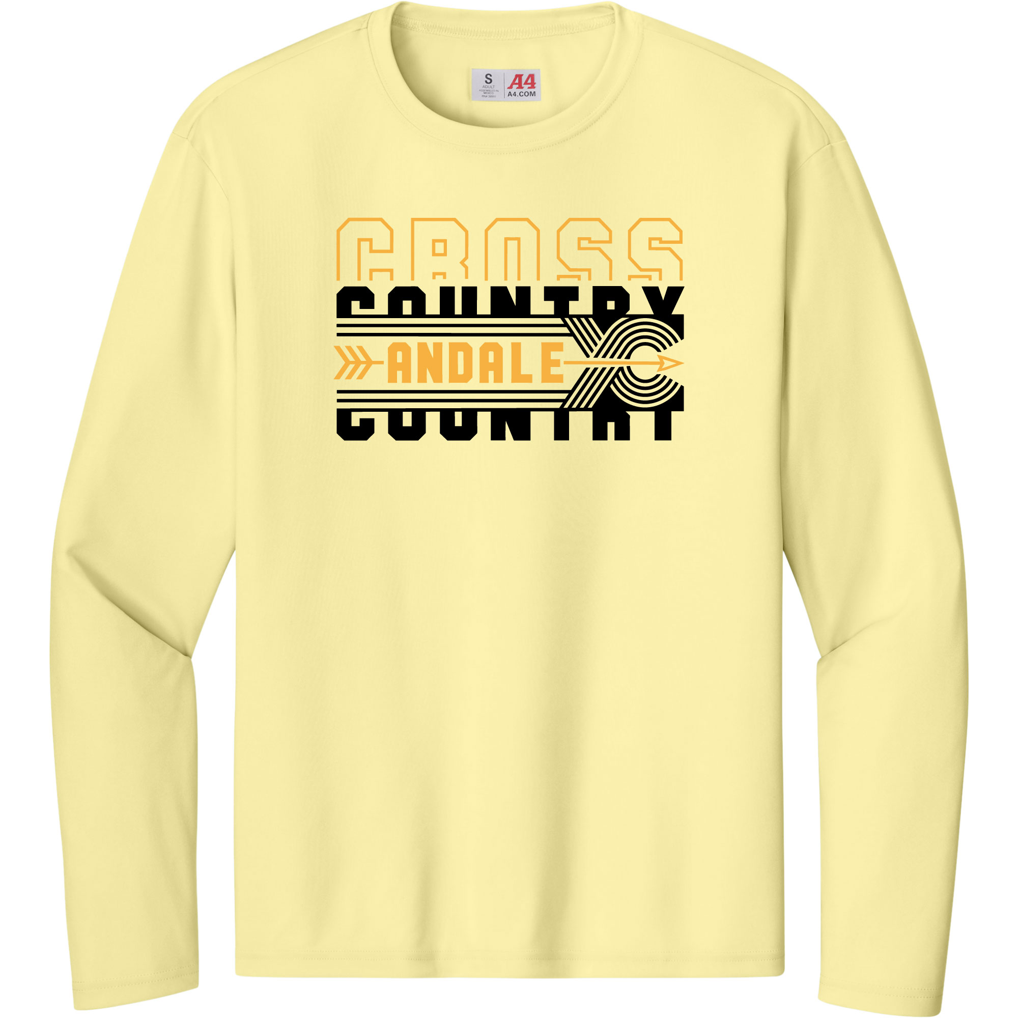 2026 Indians Cross Country Performance Long Sleeve Tee