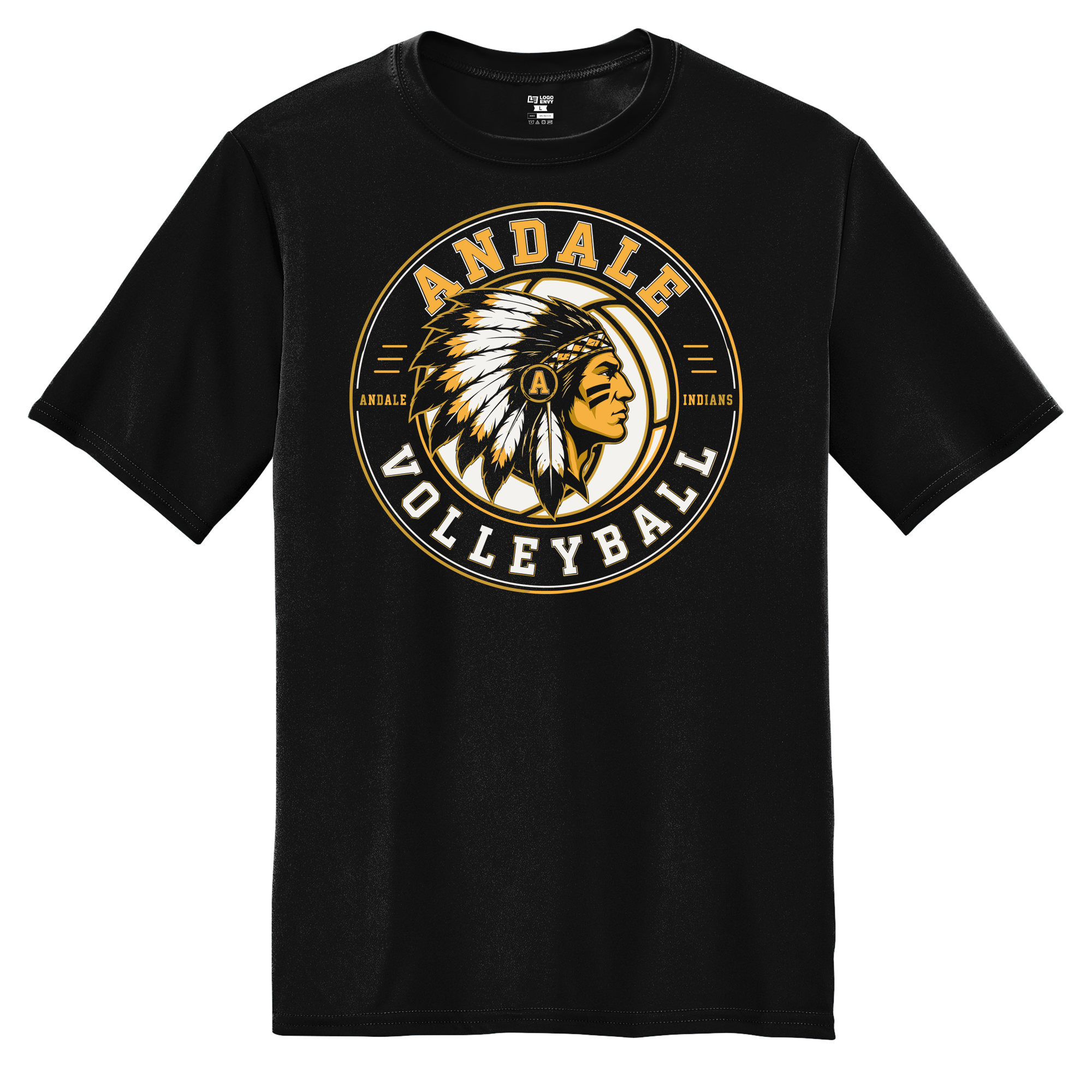 2026 Indians Volleyball Heritage Short Sleeve Performance Tee