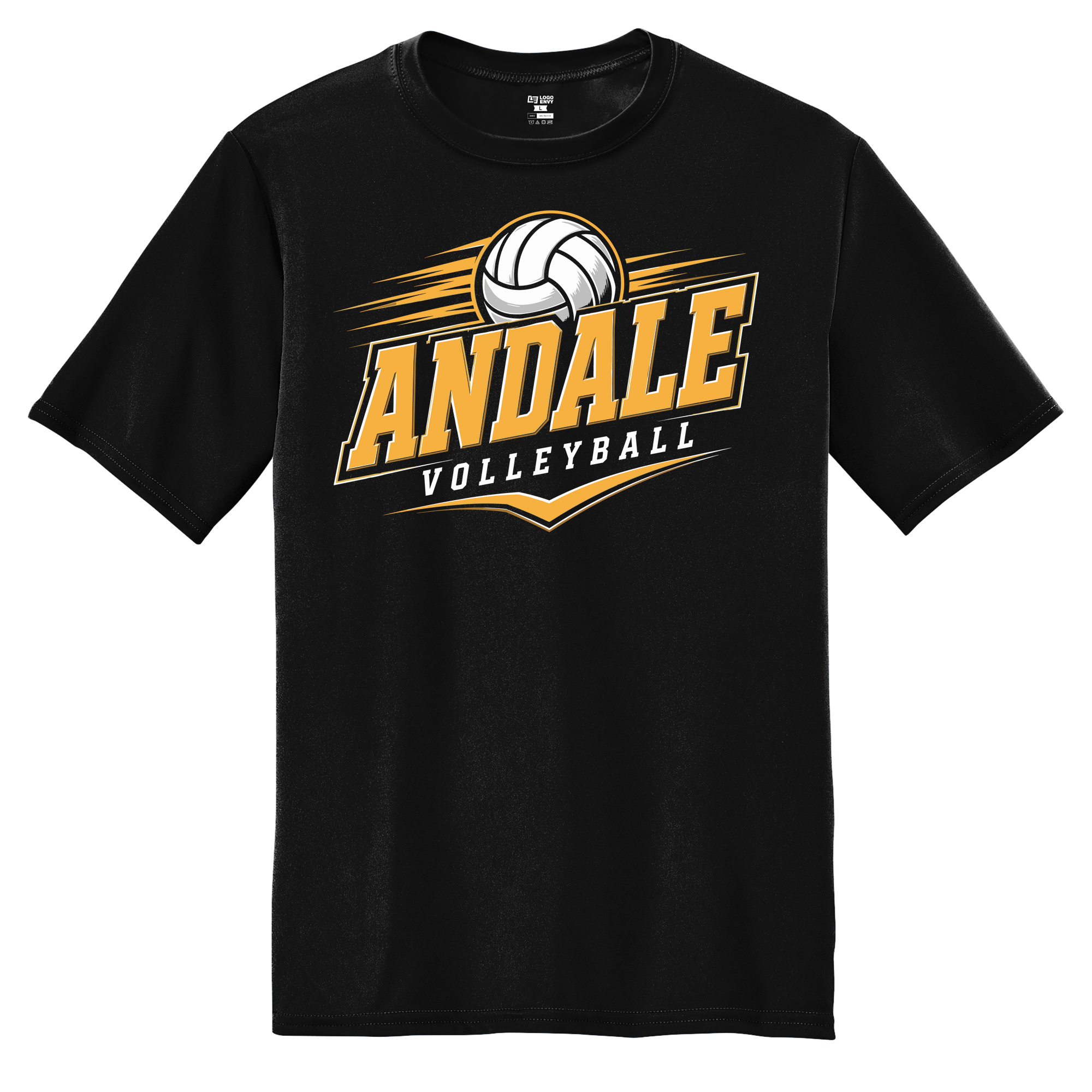 2026 Indians Volleyball Velocity Short Sleeve Performance Tee