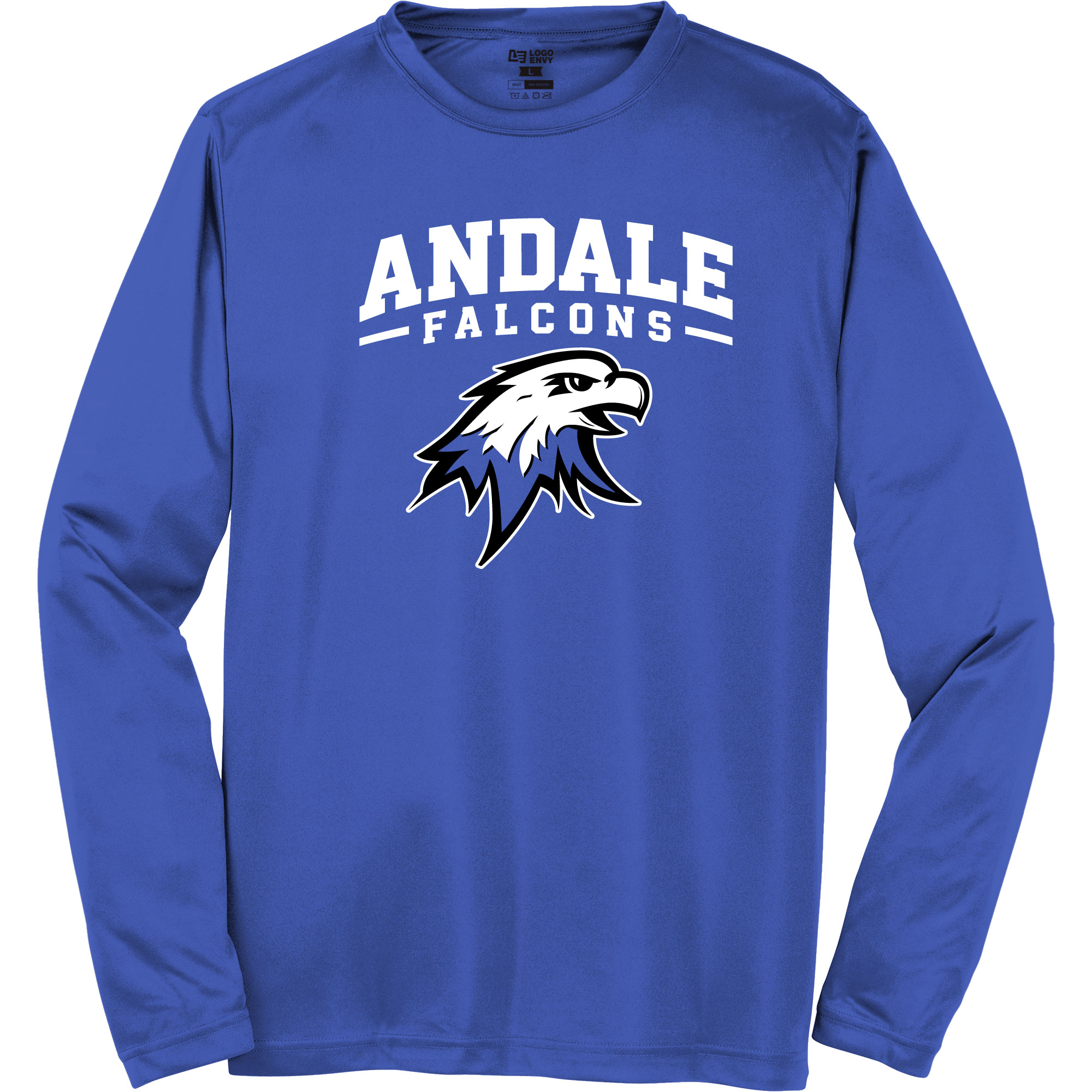 2026 Falcons Basketball Performance Long Sleeve Shirt